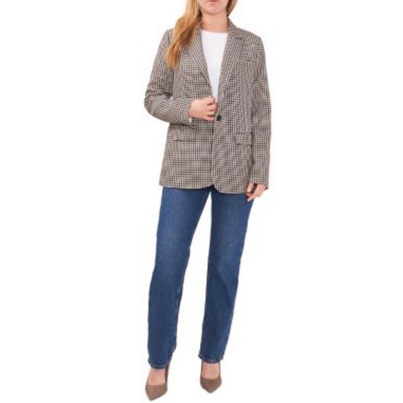 Vince Camuto Cambridge plaid blazer jacket - Picture 3 of 10